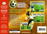 International Superstar Soccer 64 Box Art Back